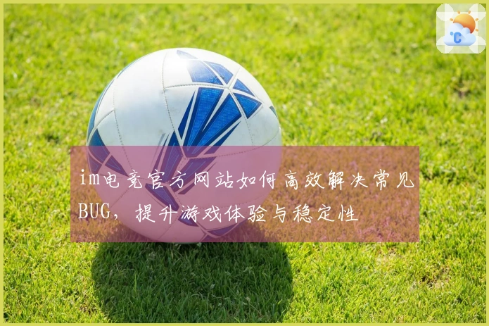 im电竞官方网站如何高效解决常见BUG，提升游戏体验与稳定性