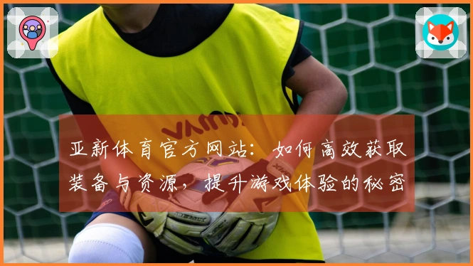 亚新体育官方网站：如何高效获取装备与资源，提升游戏体验的秘密分享